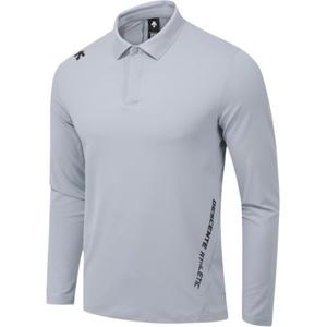 Descente Поло-рубашка унисекс, черная