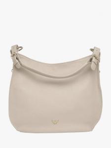 Кожаная сумка хобо Harriet Apatchy London, Stone