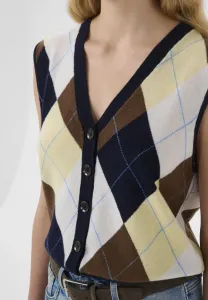 Многофункциональный жилет-кардиган gzmanzi Gestuz, Skycaptain Brown Yellow Plum