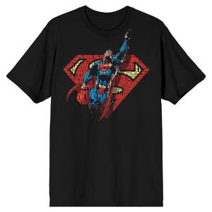 Мужская футболка DC Comics Superman Flying S, черный