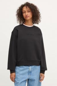 Хлопковая блузка Vans, черный