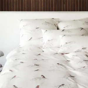 Элегантный комплект постельного белья из шелкового атласа Spätzchen (Воробушек) цвета экрю, размер 135x200+80x80 Elegante