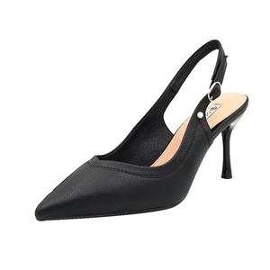 Женские туфли на тонком каблуке и высоком каблуке GUDIANFENGDU, Black