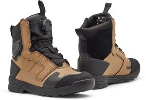 Водонепроницаемые мотоциклетные ботинки FOX defend adv, Black/Brown