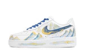 Nike Кроссовки для скейтбординга Air Force 1 Dream Of A Thousand Mountains Abrasion Resistant низкие унисекс белые