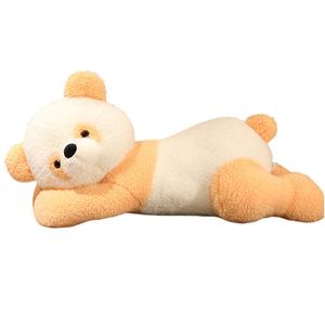 Мягкая и милая плюшевая кукла сидящий медвежонок, панда Fox fairy, желтый