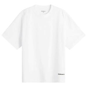 Футболка с надписью «Ссылка» Carhartt Wip, белый & черный