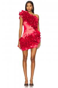X revolve aurora мини-платье на одно плечо Bronx And Banco, красный