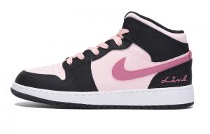 Баскетбольные кроссовки Air 1 для детей, начальная школа Jordan, цвет Bright Pink