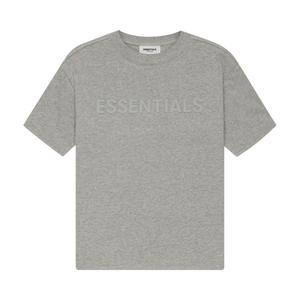 Детская футболка с короткими рукавами Fear of God Essentials Dark Heather Oatmeal