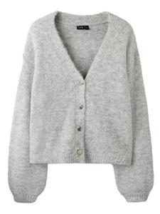 LMTD Вязаный кардиган в крапчатом сером