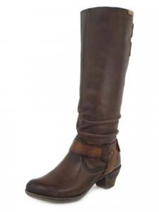 Женские сапоги выше колена Rotterdam в шоколадном цвете PIKOLINOS, цвет chocolate