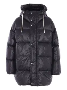 Куртка на пуговицах с капюшоном Jil Sander, черный