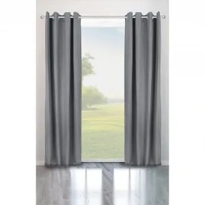 Плотная штора Bruno Banani «Бела», (1 шт), матовая, в крапинку, разные размеры, серый