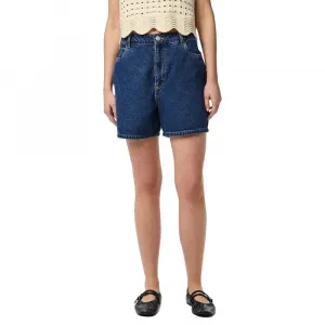 Шорты Pieces Abbi denim, синий