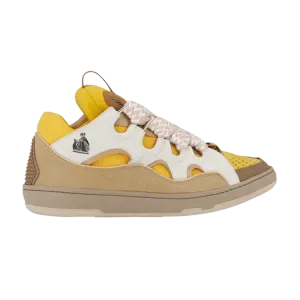 Кроссовки Lanvin Curb Sneakers Beige, коричневый