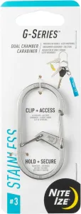 Карабин для ключей G-Series - Размер 3 Nite Ize, Stainless