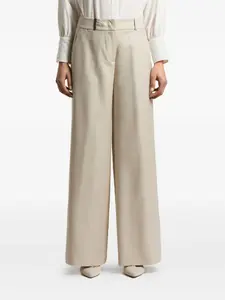 Брюки широкого кроя Peserico, нейтральный