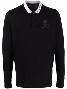 Рубашка поло с логотипом Philipp Plein, черный
