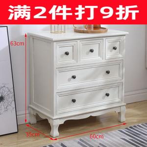 Quanu Комод для гостиной, спальни и столовой из массива дерева, 5 ящиков