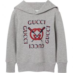 GUCCI Свитшот SS25 светло-серый Kids'