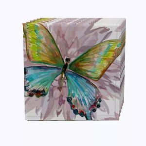 Набор салфеток из 4 шт., 100% хлопок, 20x20 дюймов, цветочный 236