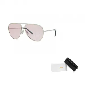 DIOR Авиаторские солнцезащитные очки металлические унисекс серебристые, Silver