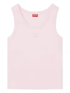 Трикотажная майка Boke Flower 2.0 в рубчик Kenzo, розовый