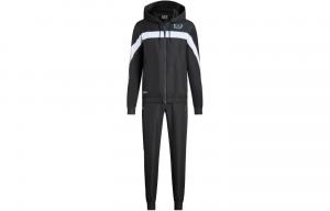 EA7 SS24 Повседневная спортивная одежда Мужская черная EMPORIO ARMANI