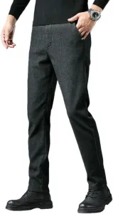 Мужские осенне-зимние брюки brushed slim straight YEBAITOU