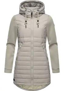 Длинная куртка Ragwear "Sandrra Long", с капюшоном, стеганая куртка из современного микса материалов, с капюшоном, цвет Bone