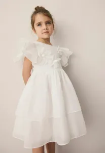 Коктейльное платье/вечернее платье прямого кроя с цветочным узором в виде лепестков Laura Ashley, Ivory