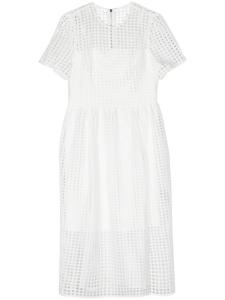 Расклешенная платье миди DKNY, белый