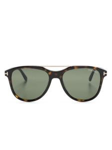 TOM FORD Eyewear солнцезащитные очки-пилоты Damian 02, коричневый