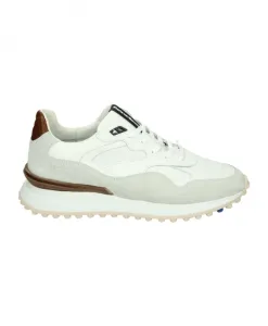 Повседневные белые кожаные кроссовки Floris Van Bommel, белый