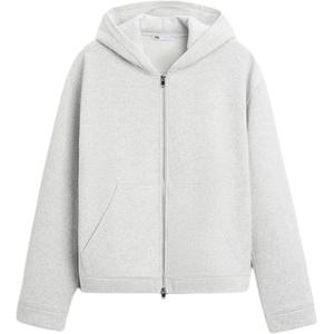 ZARA Свитшот мужской с зебровым принтом серый