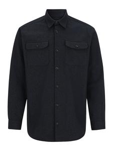 Рубашка на пуговицах классического кроя Jack & Jones Plus JPRRAYLE, темно-синий