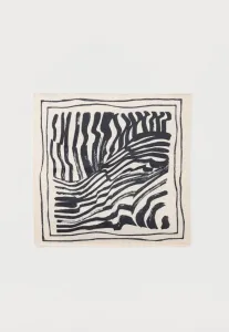 Шарф Zign, Off White/Black