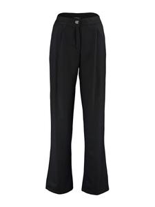 Свободные брюки со складками спереди Trendyol, черный