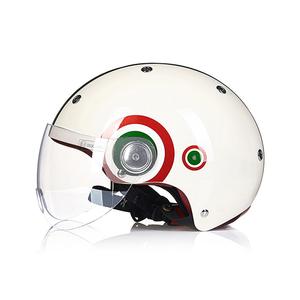 BEON Полумаска ABS с одинарным визором Унисекс Мотошлем для поездок и путешествий, Матовый черный