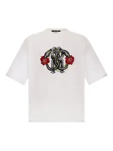 Футболка с монограммой RC Roberto Cavalli, белый