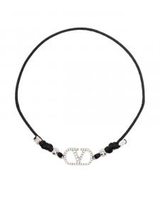 Браслет с логотипом VLogo Signature Valentino Garavani, серебряный