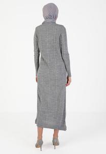 Платье-джемпер TAVIN Modanisa, серый