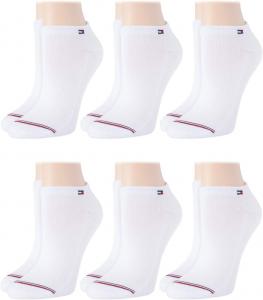 Женские носки Tommy Hilfiger, комплект из 6 пар с подкладкой-флагом, Old White