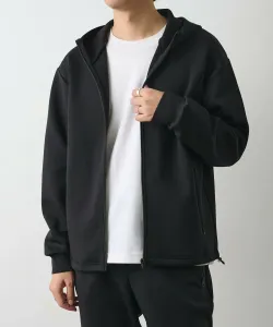 Толстовка с капюшоном на молнии, растягивающаяся в четырех направлениях Colony 2139, цвет Black
