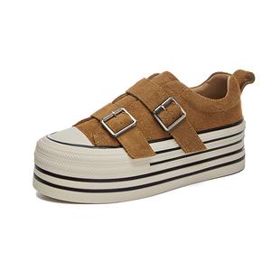 Амортизирующие износостойкие низкие повседневные кроссовки Women's Zdwo, хаки