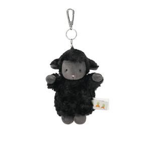 Bunnies By The Bay Черный кулон-талисман в виде ягненка плюшевая кукла высота 11см