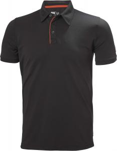 Helly-Hansen Workwear Kensington Tech Polo для мужчин - легкие дышащие пуловеры с коротким рукавом для высокой мобильности Helly Hansen, 990 Black