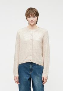 Кардиган Object OBJAGATE, Humus Melange/Taupe