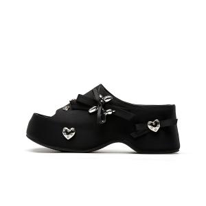 EBLAN Тапочки-слайды женские черные